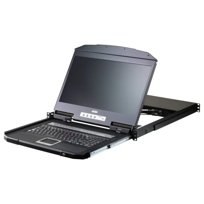 ATEN CL3116NX KVM-Switch. 18.5Zoll TFT. VGA. PS 2-USB. 16 Port. CH-Layout — image 1