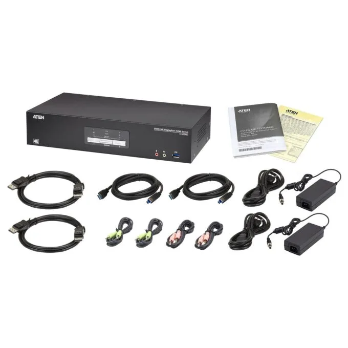 ATEN CS1922ATC 2-Port USB 3.0 4K DisplayPort KVM Switch fr ATC — image 4