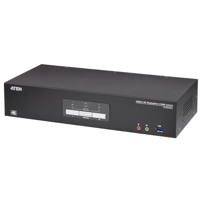 ATEN CS1922ATC 2-Port USB 3.0 4K DisplayPort KVM Switch fr ATC — image 1