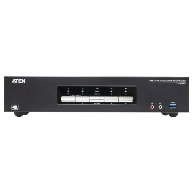 ATEN CS1924ATC 4-Port USB 3.0 4K DisplayPort KVM Switch fr ATC — image 2