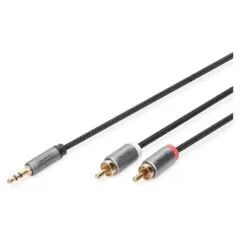 Audio Adapterkabel. 3.5mm Klinke auf Cinch