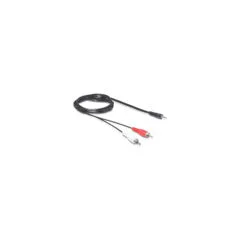 Audio Klinke 3.5mm- to 2xCinch 1.5m