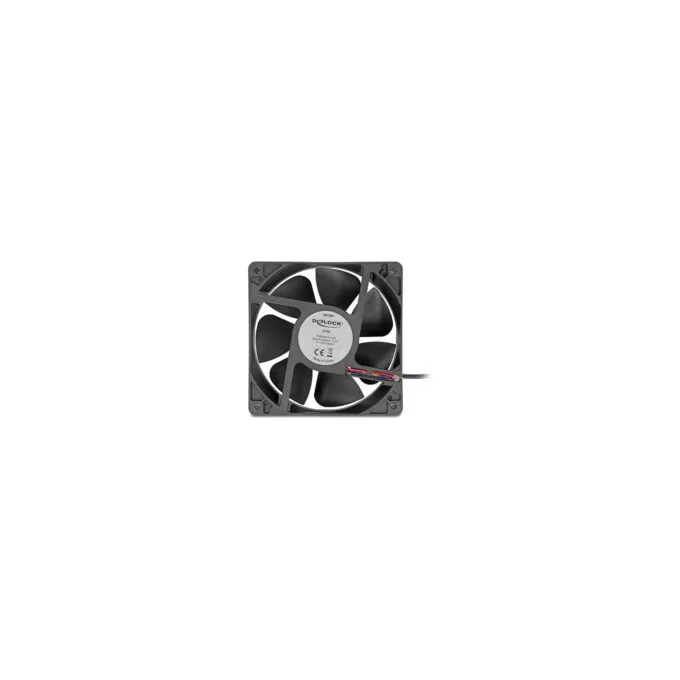 Axiallüfter 12 V DC. 120 x 120 x 38 mm schwarz — image 1