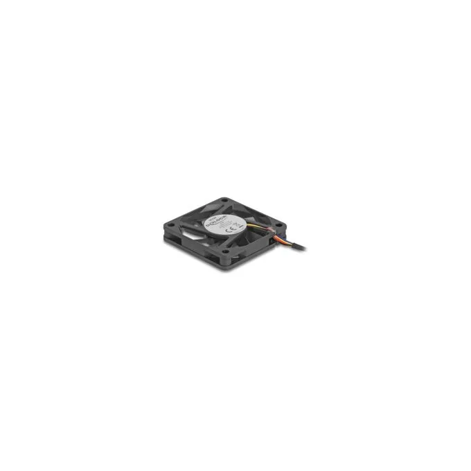 Axiallüfter 12 V DC. 60 x 60 x 10 mm schwarz — image 2