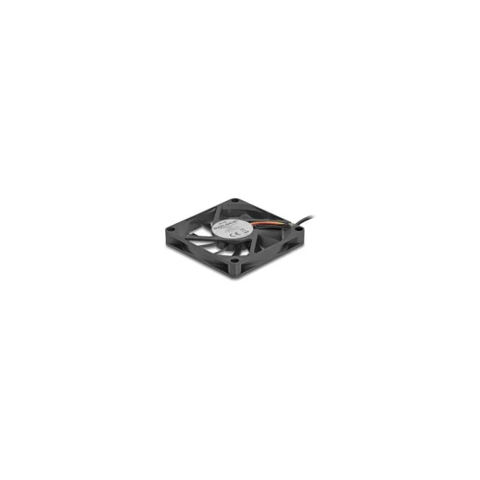 Axiallüfter 12 V DC. 70 x 70 x 10 mm schwarz — image 2