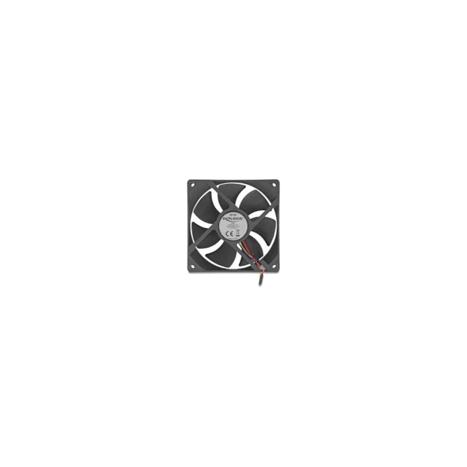 Axiallüfter 12 V DC. 92 x 92 x 25 mm schwarz — image 1