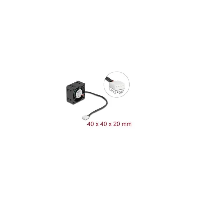 Axiallüfter 24 V DC. 40 x 40 x 20 mm schwarz — image 3