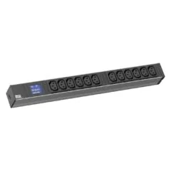BACHMANN BN0500 19' PDU 1HE 12x C13 Leistungsmessung, Schutzkontakt-Anschluss