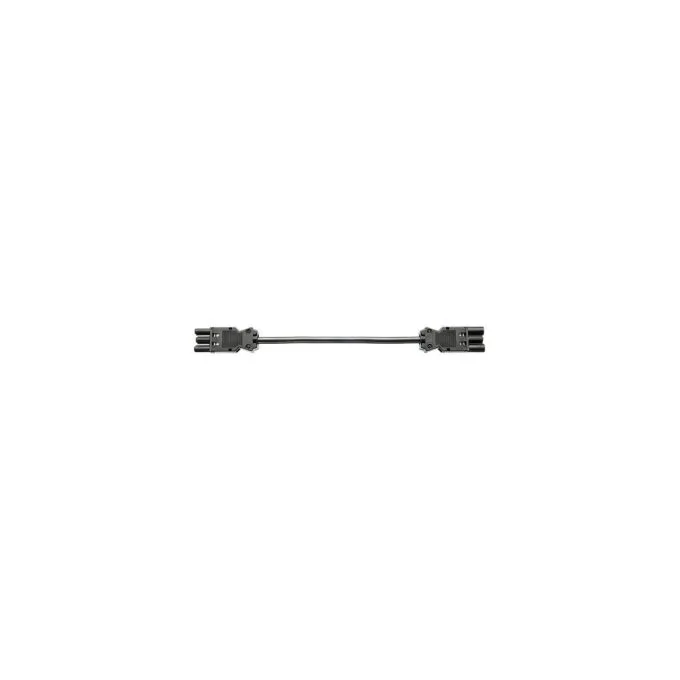 BACHMANN Gerteverlngerung GST18-3 Stecker Kupplung schwarz 0.5m — image 1