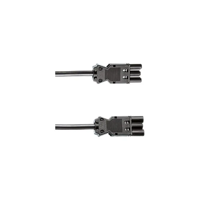 BACHMANN Gerteverlngerung GST18-3 Stecker Kupplung, schwarz, 5 m — image 1