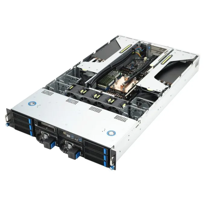 Barebone Server Asus GPU Server ESC4000A-E12-SKU1 1G 2600W(1+1) 2U Single Sockel SP5 90SF02M3-M01090 — image 9
