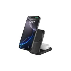 Belkin UltraCharge 25W Qi2 magn. 2-in-1 Lad.klappb.sw. WIZ038kqBK