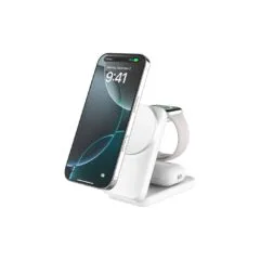 Belkin UltraCharge 25W Qi2 magn. 3-in-1 Lad.klappb.ws. WIZ036kqWH