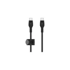 Belkin USB-C auf USB-C Kabel geflochten. Schwarz. 60W. 2m