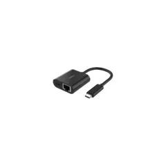 Belkin USB-C Ethernet Ladeadapter. Schwarz. INC019BTBK