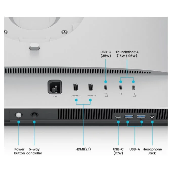 BenQ 68,6cm MA270S 16:9 USB-C HDMI silv. lift piv 5K — image 3