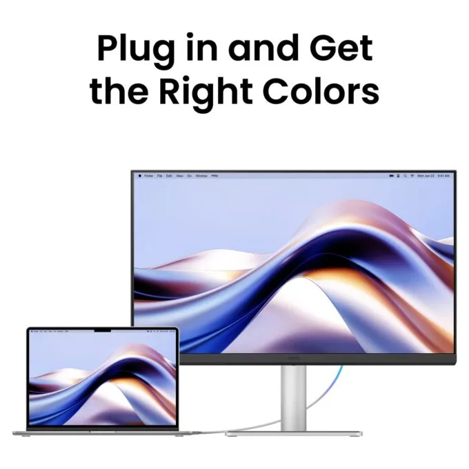 BenQ 68,6cm MA270S 16:9 USB-C HDMI silv. lift piv 5K — image 7