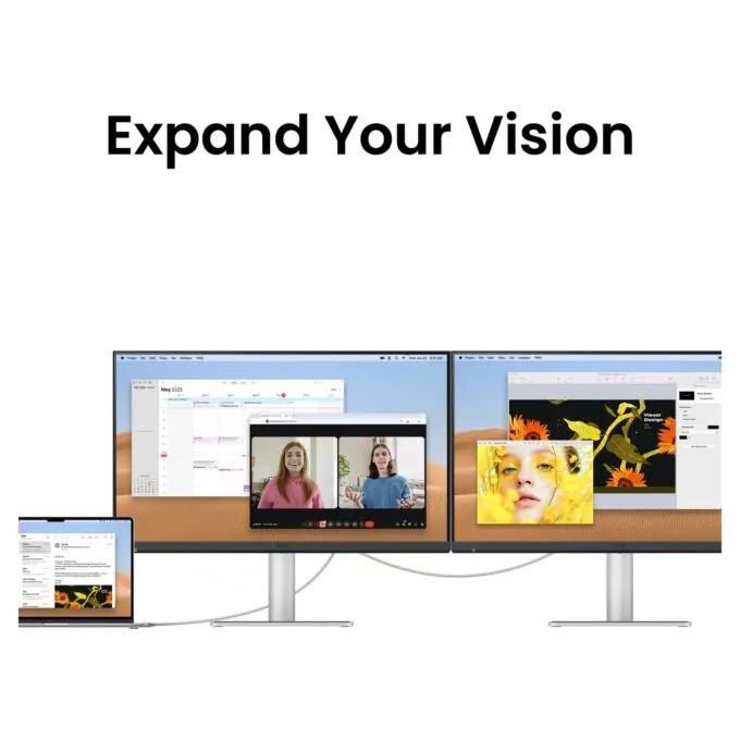 BenQ 68,6cm MA270S 16:9 USB-C HDMI silv. lift piv 5K — image 10