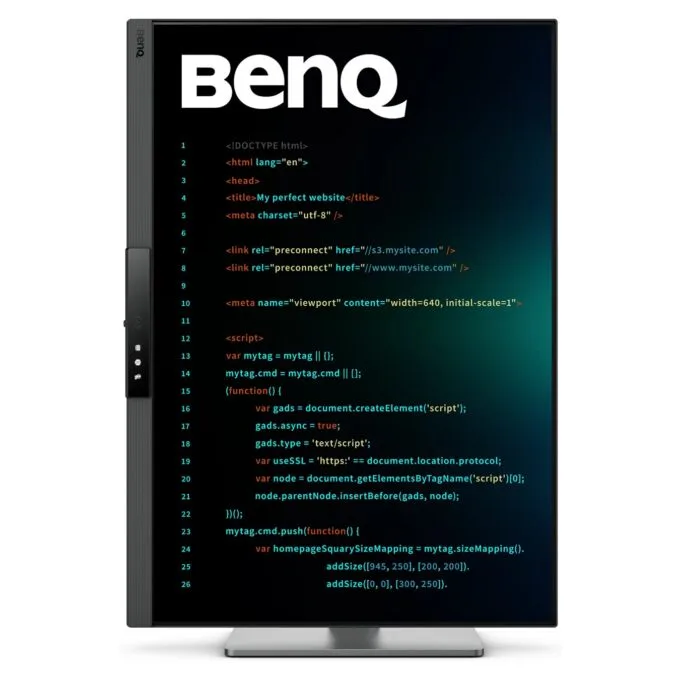 BenQ 71,6cm RD280UG 3:2 HDMI USB-C DP sil. lift piv UHD — image 5