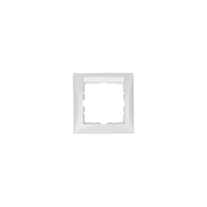 Berker 10118919 Rahmen mit Beschriftungsfeld Berker S.1 polarwe — image 1