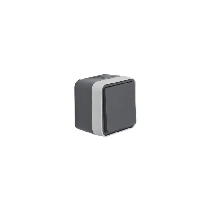 Berker 30773505 FR-Kreuzschalter AP WD W.1 grau — image 1