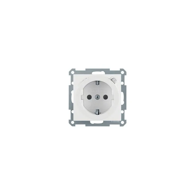 Berker 47088989 Fi- SCHUKO-Steckdose 30mA polarweiss glänzend S.1 B.3 B.7 — image 1
