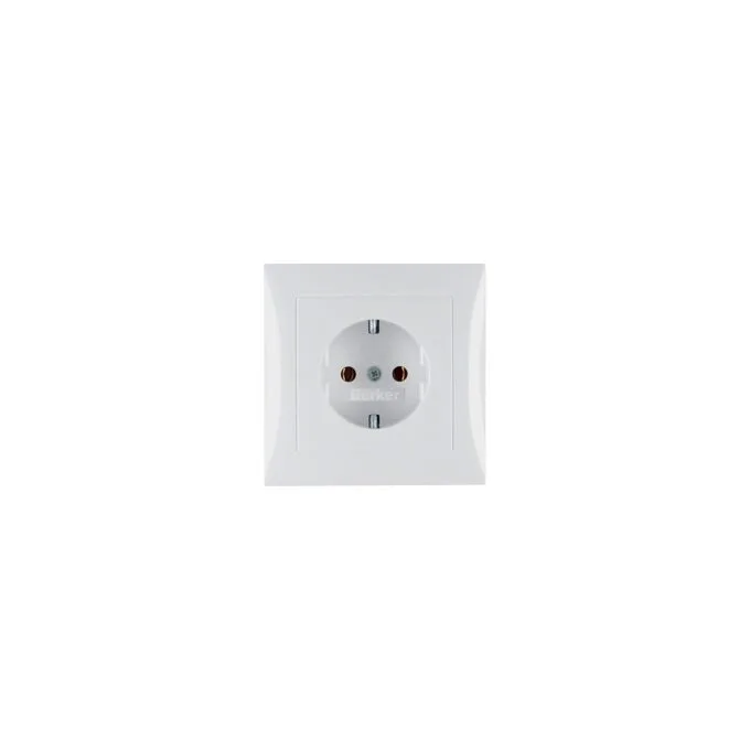 Berker 4742 89 89 SCHUKO Steckdose Abdeckplatte pws — image 1