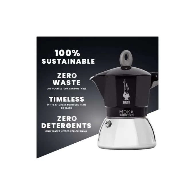 Bialetti Mokka-Kanne 0.9 l Moka Induktion schwarz — image 6