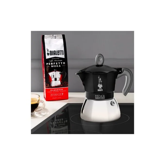 Bialetti Mokka-Kanne 1.4 l Moka Induktion schwarz — image 3
