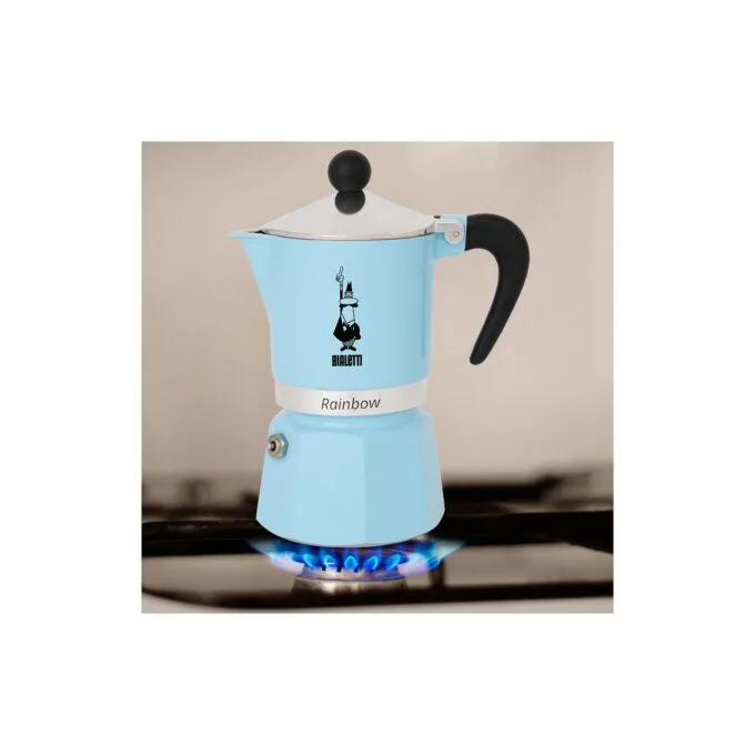 Bialetti Rainbow - Espressokocher - hellblau - für 3 Tassen — image 3