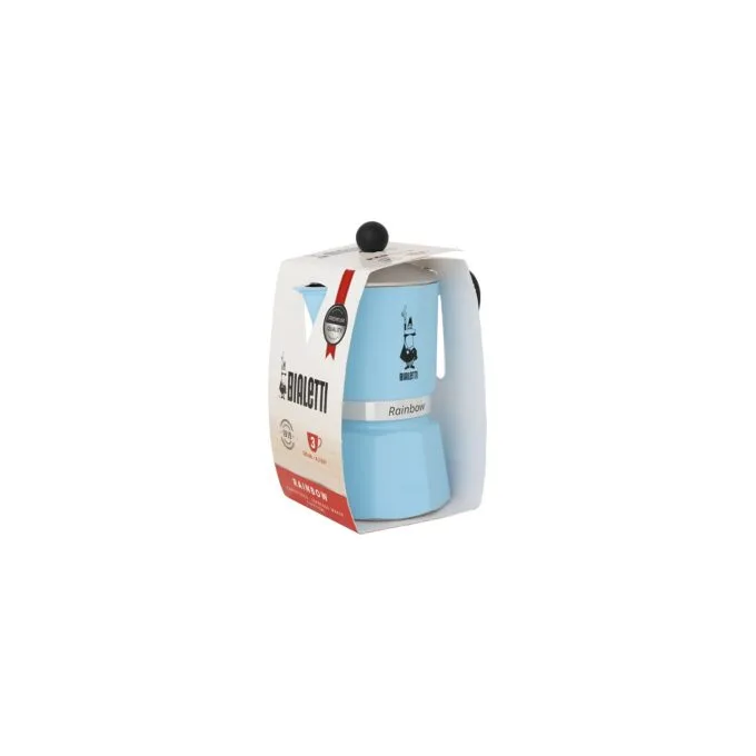 Bialetti Rainbow - Espressokocher - hellblau - für 3 Tassen — image 4