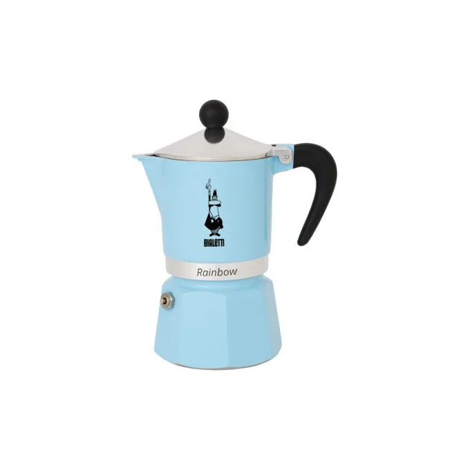 Bialetti Rainbow - Espressokocher - hellblau - für 3 Tassen — image 1