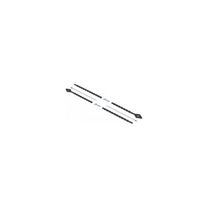 Blitzbinder wiederverwendbar L 200 x B 2.4 mm schwarz 100 Stück — image 2