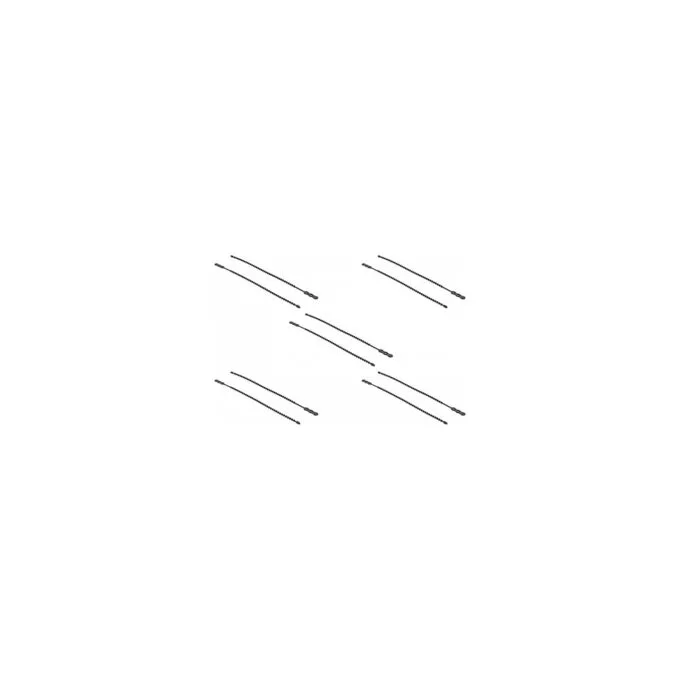 Blitzbinder wiederverwendbar L 210 x B 4.5 mm schwarz 10 Stück — image 1