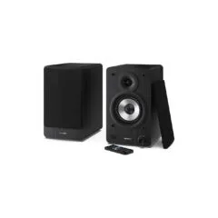 Bookshelf Speakers, 2-way, 2.0 channels, wired and wireless, 60 W, black