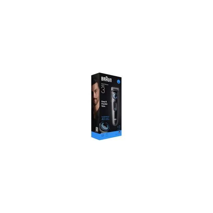 Braun Series 3 Beard Trimmer BT3520 244978 Akku Netz black blue 3 Aufsätze — image 2