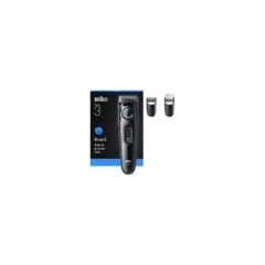 Braun Series 3 Beard Trimmer BT3520 244978 Akku Netz black blue 3 Aufsätze