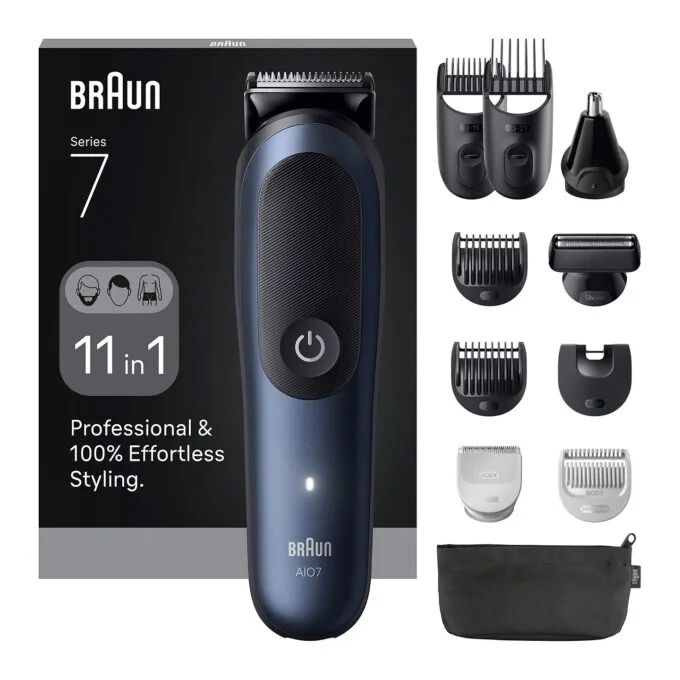 Braun Series 7 All-In-One Style Kit AIO7540 245036 Akku deep blue metallic 11 Au — image 1