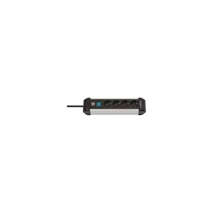 Brennenstuhl Steckdosenleiste Premium-ALU-Line 4fach 1.8m — image 1