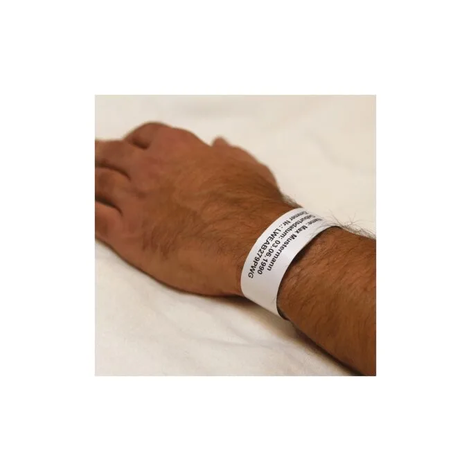 Brother - Klebeverschluss - wei - 25 x 279 mm 200 Stck. (1 Rolle(n) x 200 Erwachsenenarmbnder - fr Brother TD-2130NSA — image 2