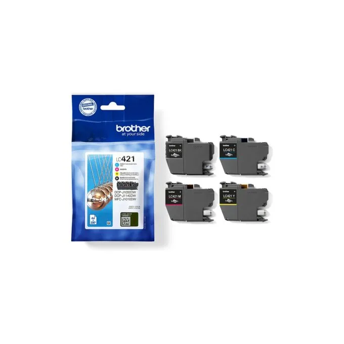Brother LC421 4er-Pack Schwarz, Gelb, Cyan, Magenta — image 4