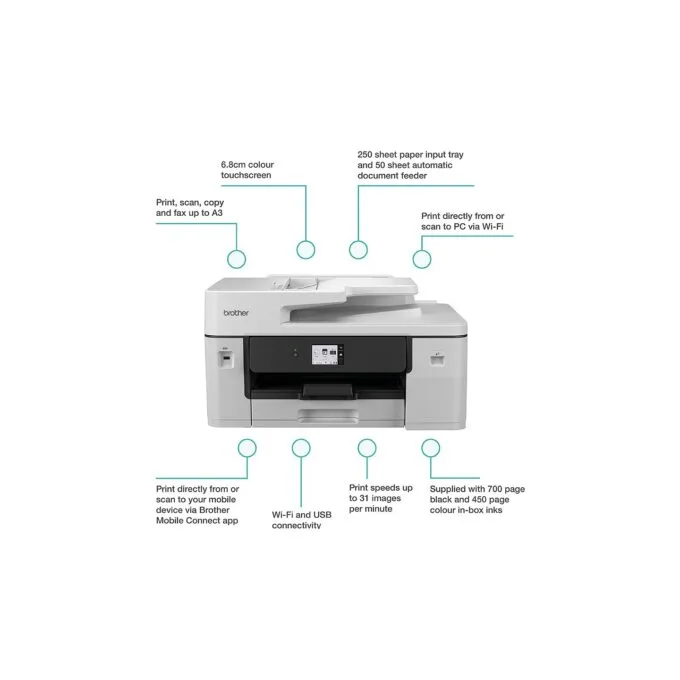 Brother MFC-J6760DW Multifunktionsgert 4-in-1 Tinte — image 8
