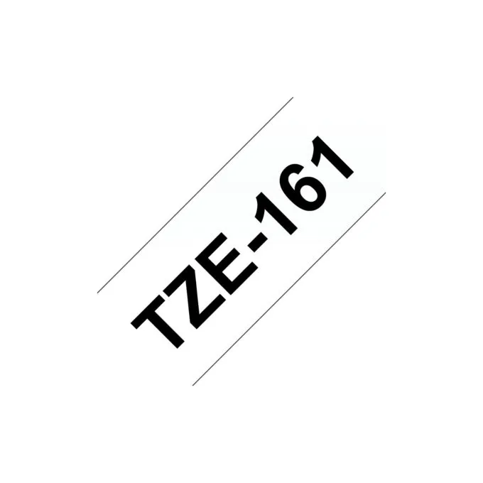 BROTHER P-Touch TZE-161 schwarz auf clear 36mm — image 1