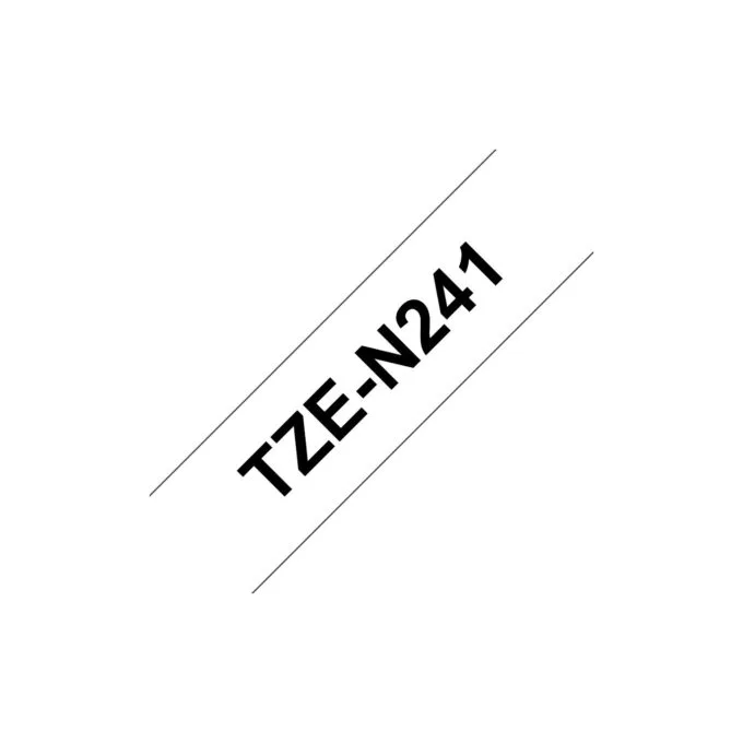 BROTHER P-Touch TZE-N241 schwarz auf weiss 18mm — image 1