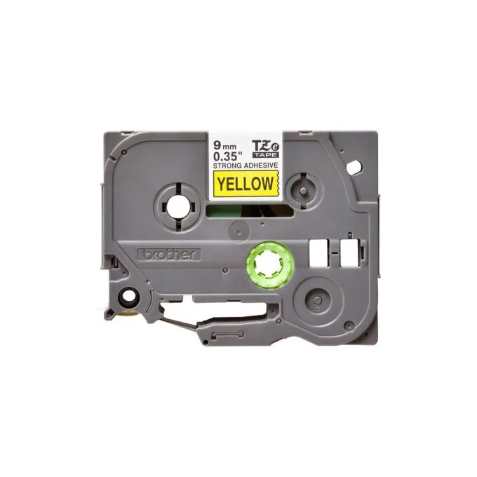 BROTHER P-Touch TZE-S621 schwarz auf gelb 9mm extra gluey — image 2