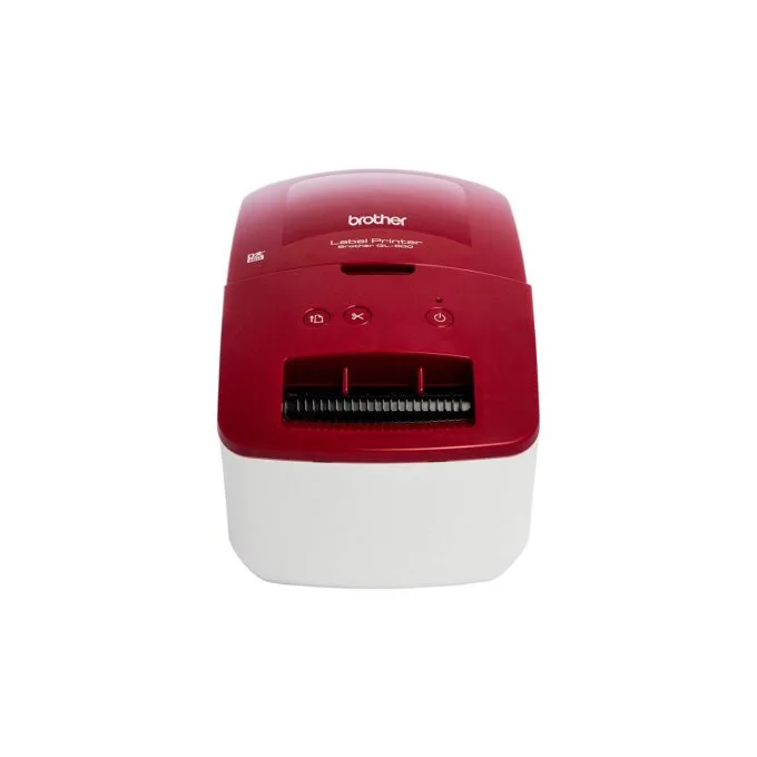 Brother QL-600R Etikettendrucker rot — image 1