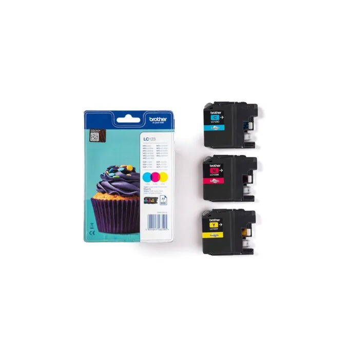 Brother Tinte LC123RBWBP LC-123RBWBP Multipack in Blister C.M.Y — image 2