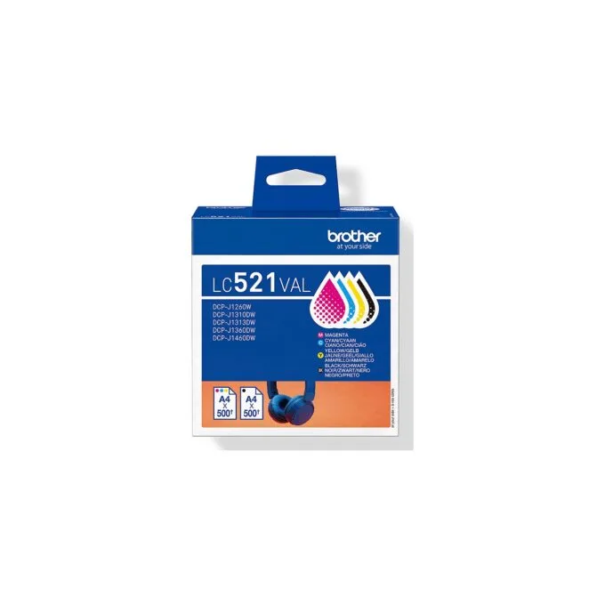 Brother Tintenpatronen LC-521VAL Multipack — image 1