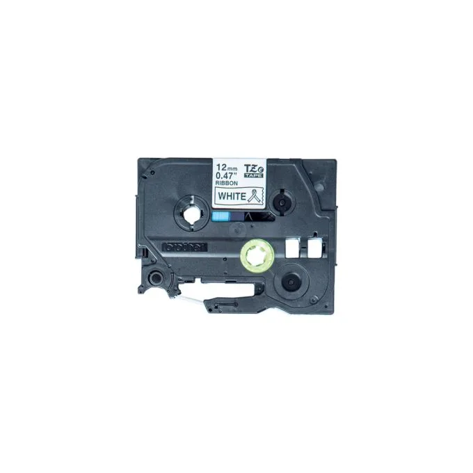 Brother TZe-R231 P-touch textiles Schriftband schwarz auf weiß 12mm x 4m — image 2