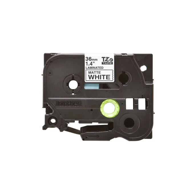 BROTHER TZeM261 tape black on white surface 36mm — image 2